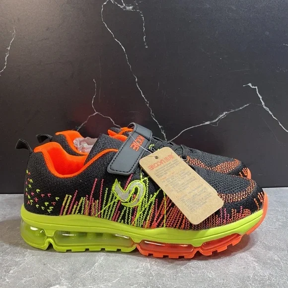 Bloon Sneakers Black/Green Size 6.5y - Picture 5 of 9